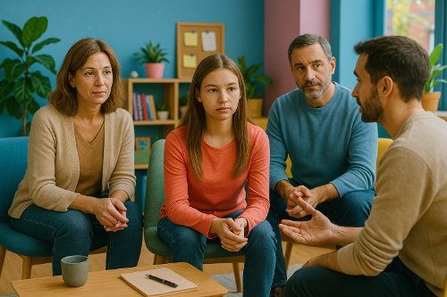 Consulenza adolescenti con genitori Dr. Caldarelli